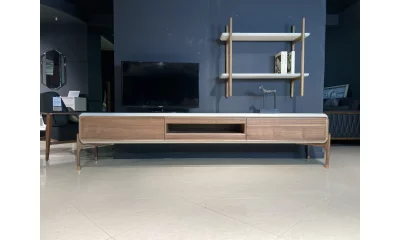 Тумба ТВ (SET)+ 2 навесные полки Homage Diamond 434235