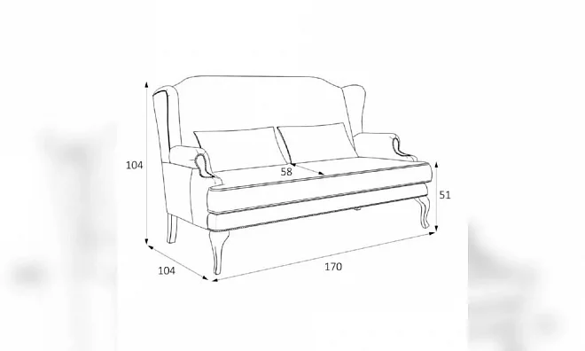 Софа Kreind Френсис M14-Bg-B05 M14-BG-B05