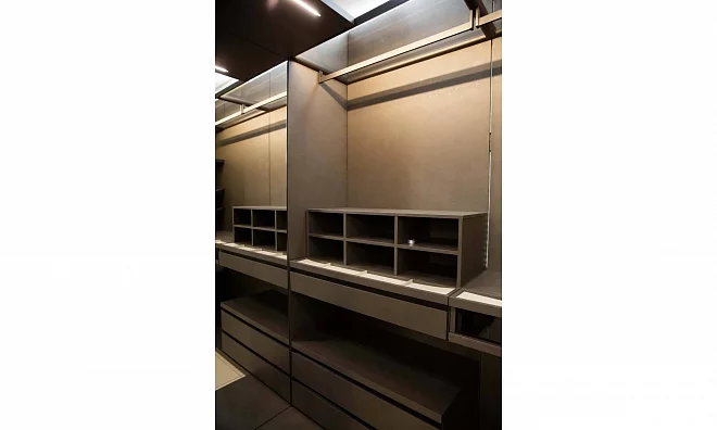 Гардеробная Sangiacomo + раздвижная перегородка 404441