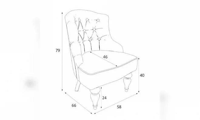 Кресло Kreind Canapes Шоффез M08-W-0409 M08-W-0409