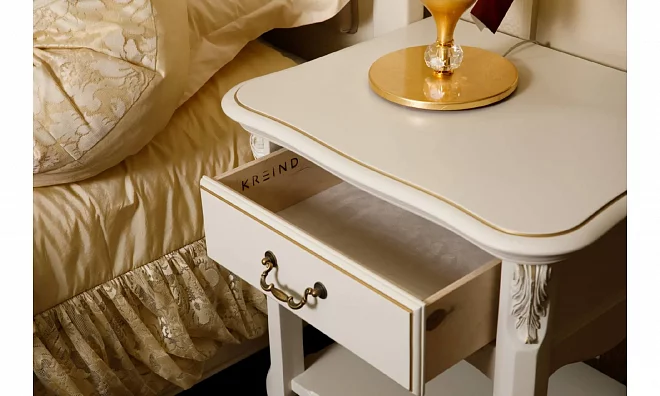Прикроватная тумба Kreind Романтик Голд R149g
