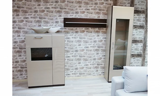 Helvetia Magnus Витрина 1 Дв. Правая, Капучино 24X6BH06