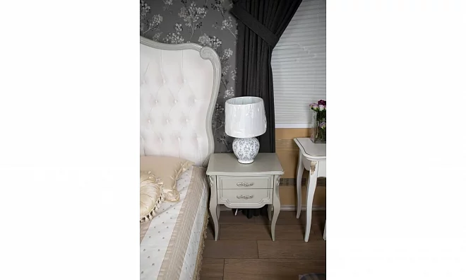 Прикроватная тумба 2 ящика Kreind Элеганс EL159L-K04-S