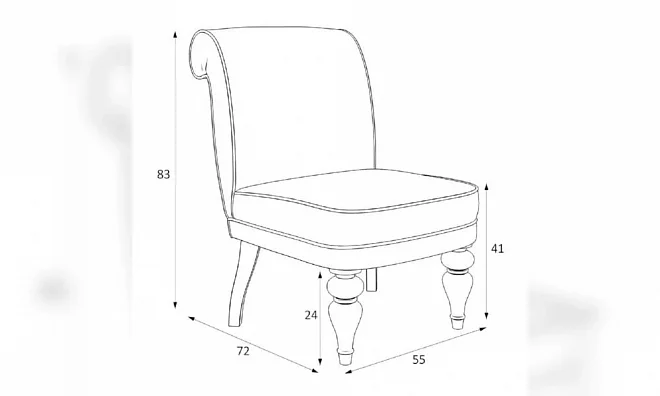 Кресло Kreind Лира M16-W-B10 M16-W-B10