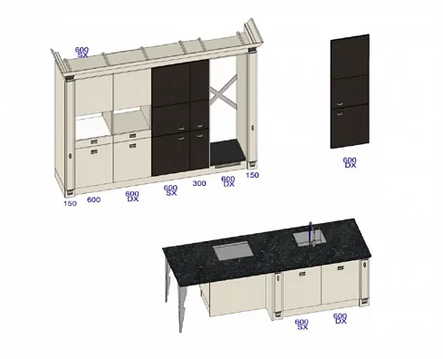 Кухня Scavolini Exclusiva 142306