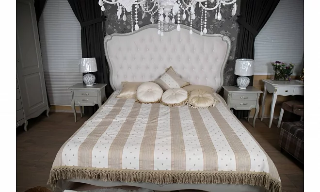 Кровать с мягким изголовьем Kreind G528-K04-S-B07